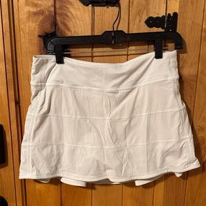 Lululemon Pace Rival White Skirt